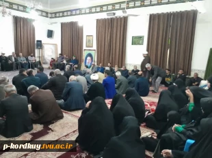 حضور کارکنان دانشکده فنی و حرفه ای پسران امام علی(ع) کردکوی در مراسم عزاداری شهادت امام جعفرصادق(ع) 3