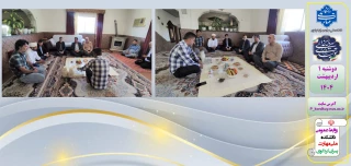 دیدار آقای نوری ریاست دانشکده و جمعی از همکاران با خانواده دانشجوی مرحوم عبدالرئوف آرخی